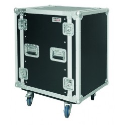 PROEL STAGE CR215BLKMW FLIGHT Cases skrzynia trasnportowa Rack 19' 15U na kółkach 100mm